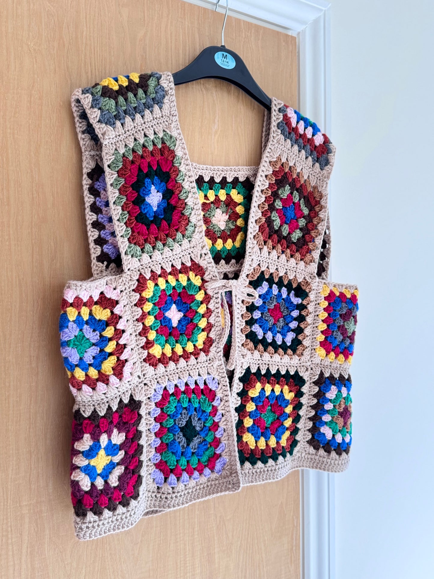 Granny Square Waistcoat – Bold & Bright