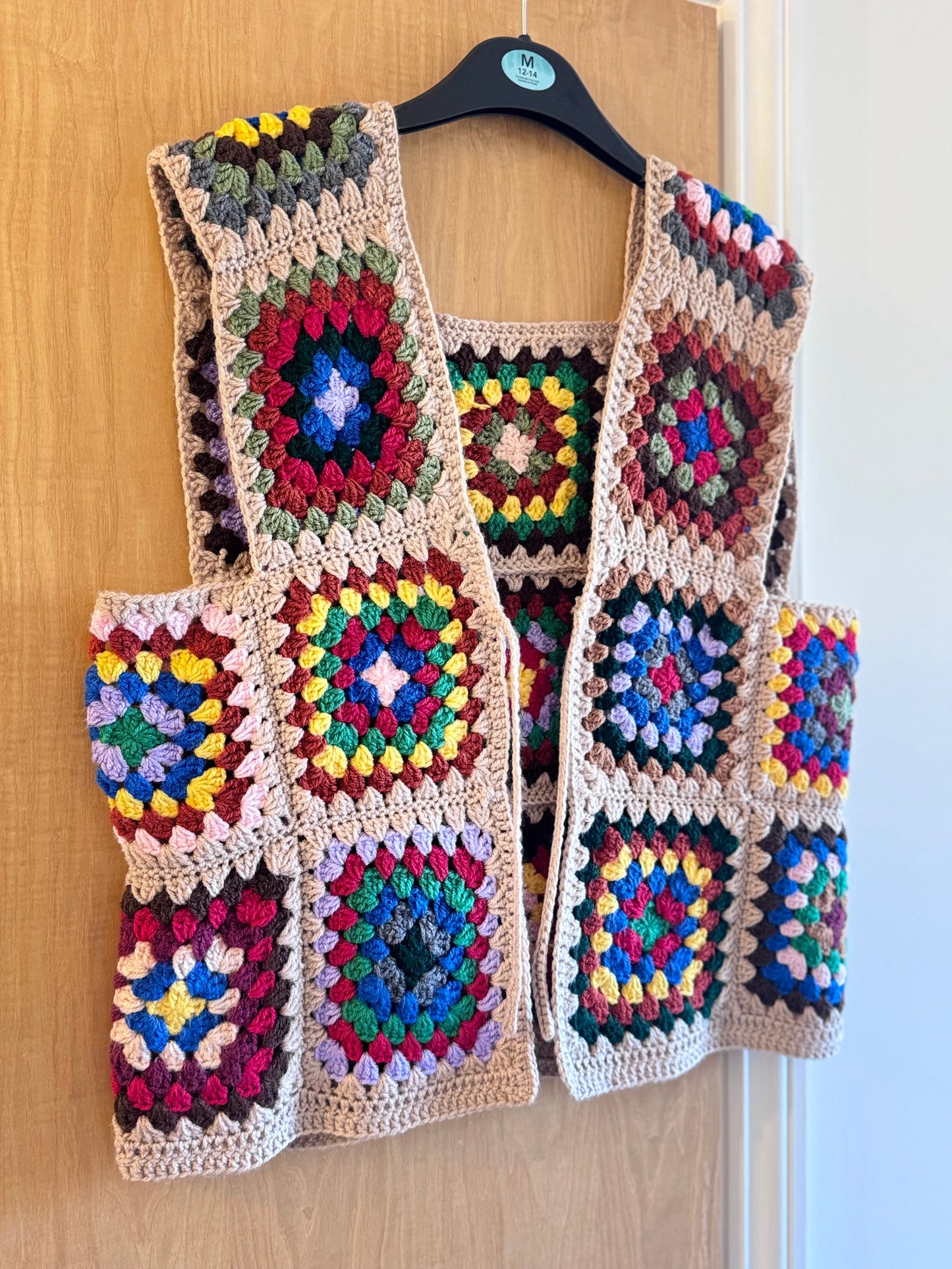 Granny Square Waistcoat – Bold & Bright
