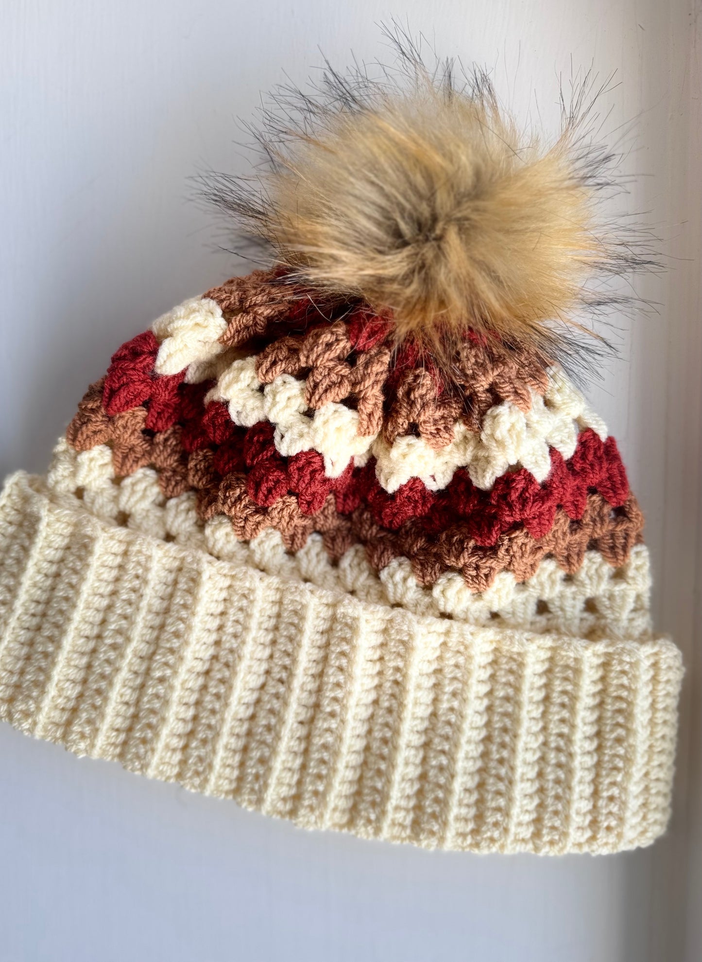 Granny Striped Beanie