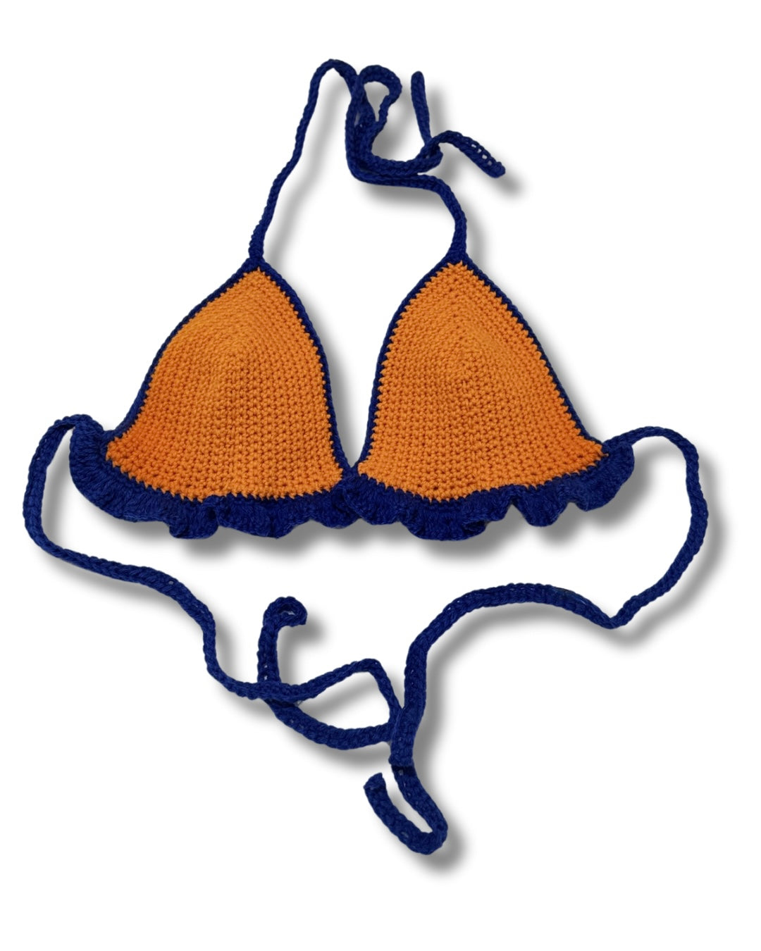 Crochet Bikini Top – Ruffle Trim
