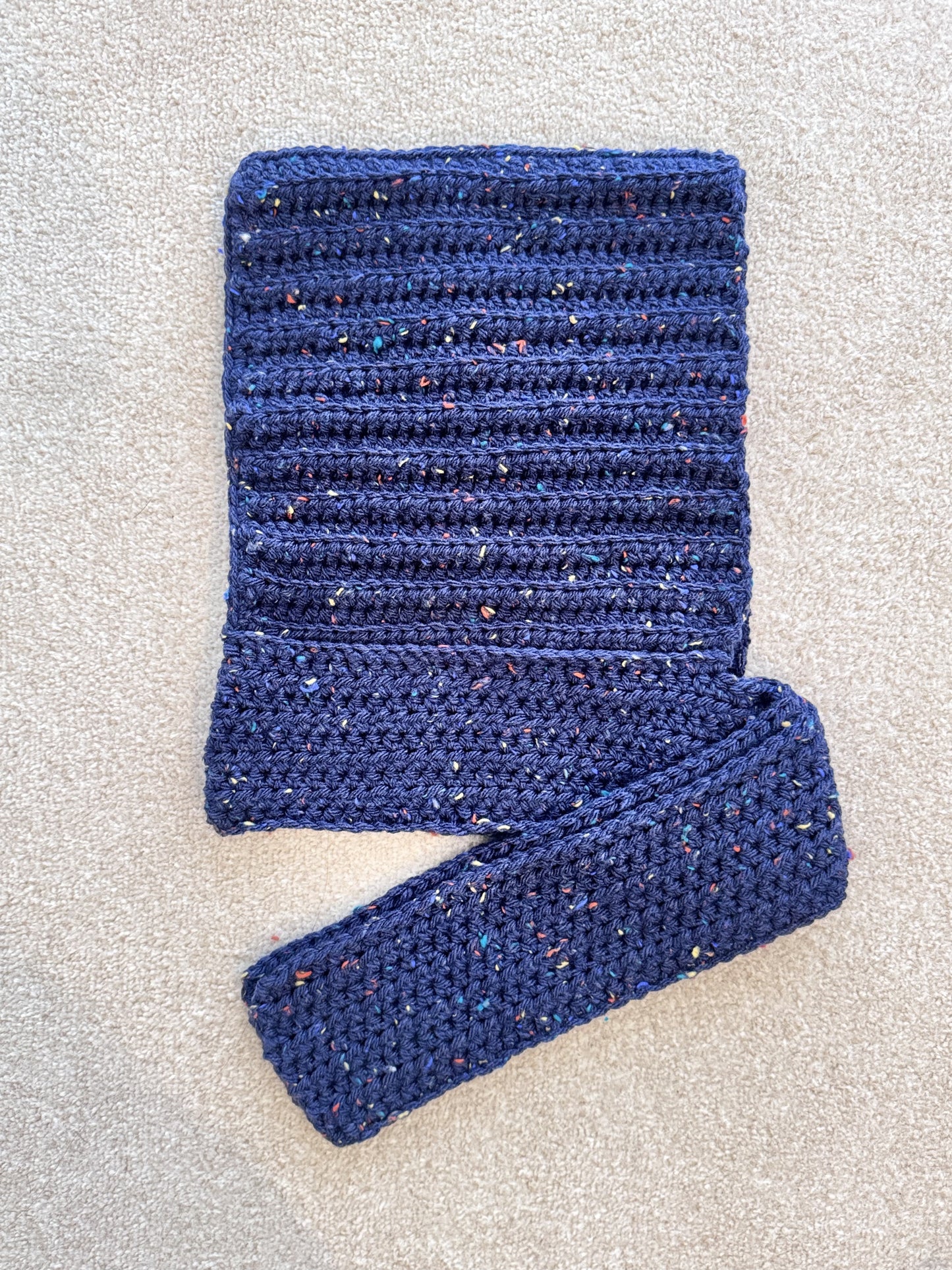 Handmade Crochet Scoodie (Scarf + Hoodie)