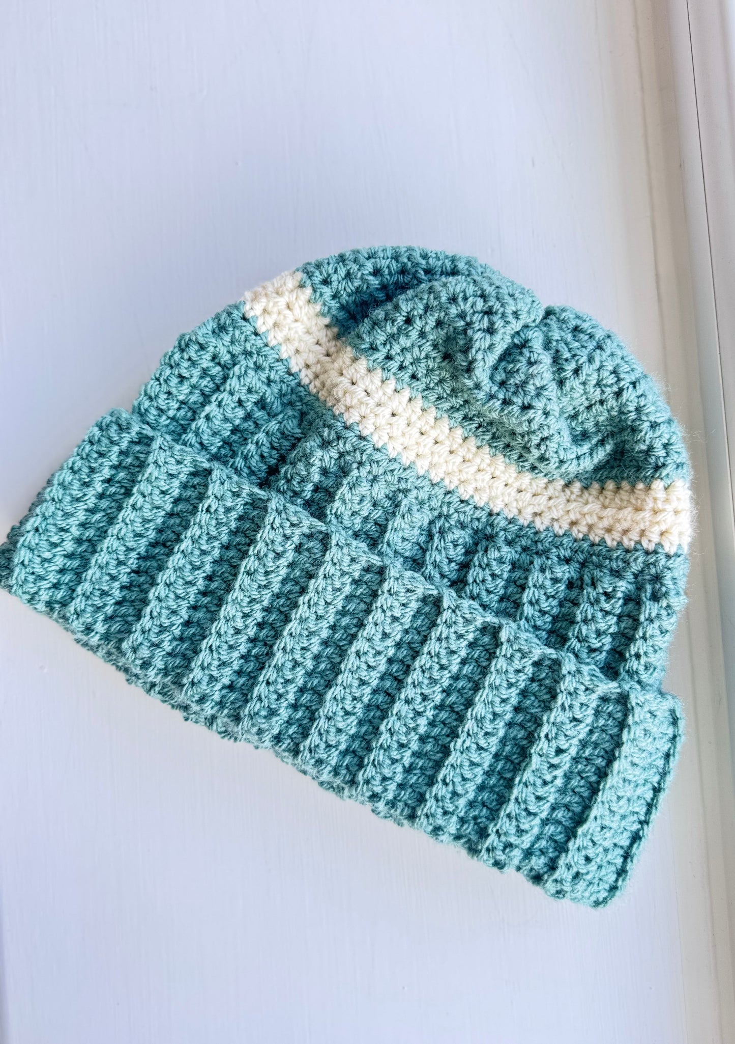 Striped Crochet Beanie