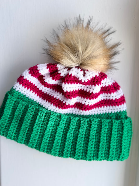 Festive Crochet Beanie