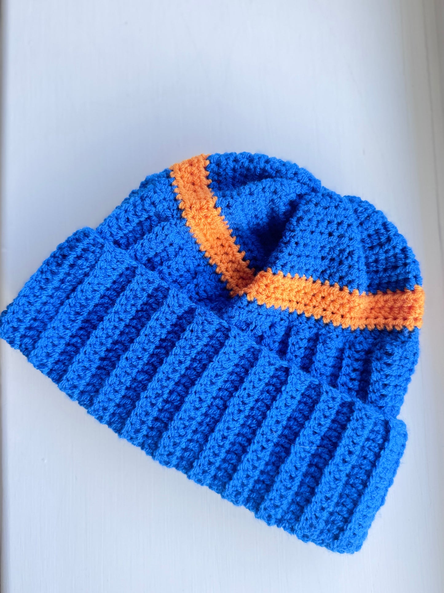 Striped Crochet Beanie