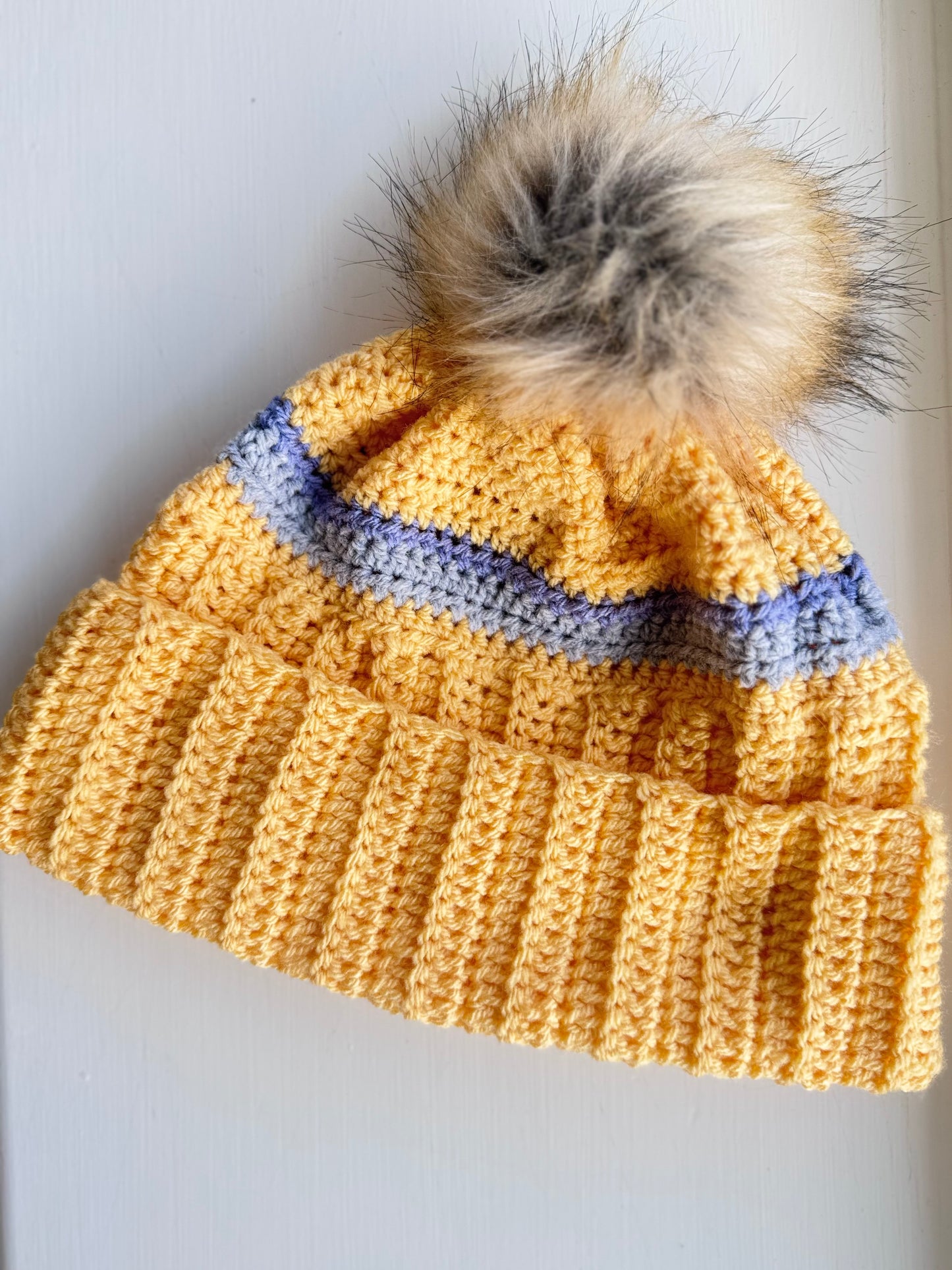 Striped Crochet Beanie